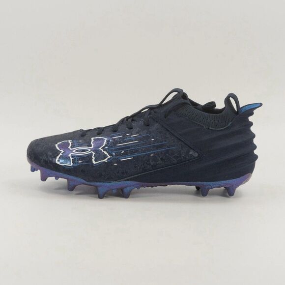 Under Armour Blur Smoke Suede 2.0 Football Cleats Navy  3027978 401 Mens Sz 13 main image 5